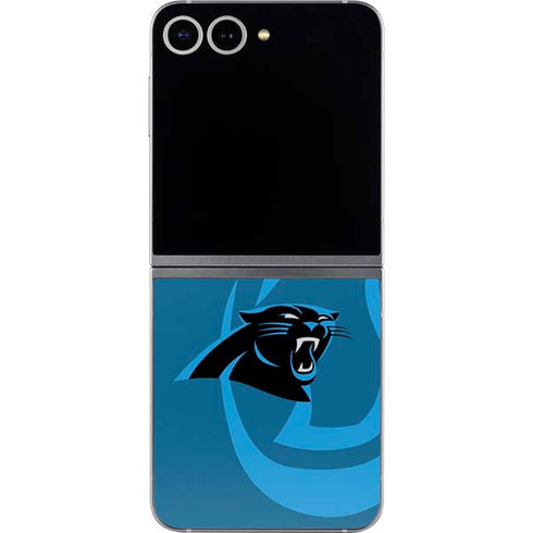 NFL Carolina Panthers Double Vision Galaxy Z Flip6 Skin