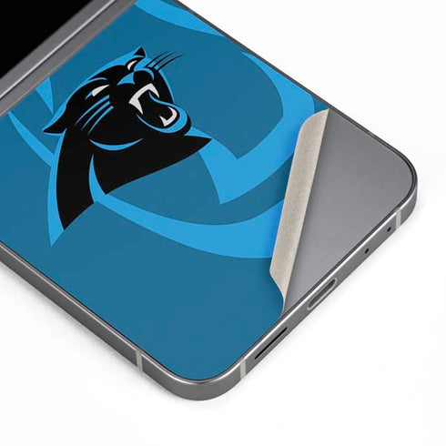 NFL Carolina Panthers Double Vision Galaxy Z Flip6 Skin