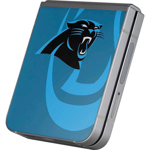 NFL Carolina Panthers Double Vision Galaxy Z Flip6 Skin