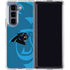 NFL Carolina Panthers Double Vision Galaxy Z Fold5 5G Clear Case