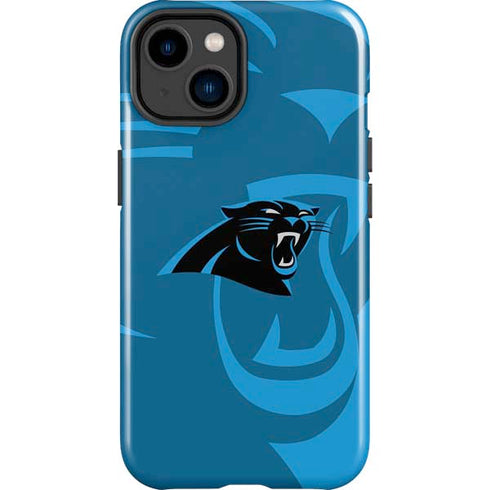 NFL Carolina Panthers Double Vision iPhone 15 Impact Case