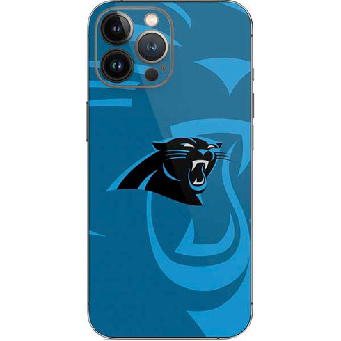 NFL Carolina Panthers Double Vision iPhone 15 Pro Max Skin