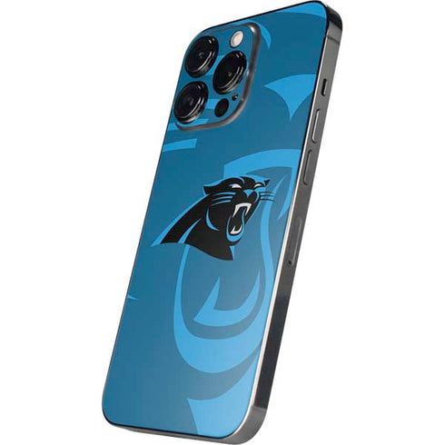 NFL Carolina Panthers Double Vision iPhone 15 Pro Max Skin