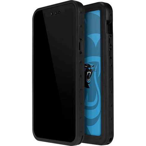 NFL Carolina Panthers Double Vision iPhone 15 Pro Waterproof Case