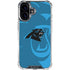 NFL Carolina Panthers Double Vision iPhone 16 Plus Clear Case