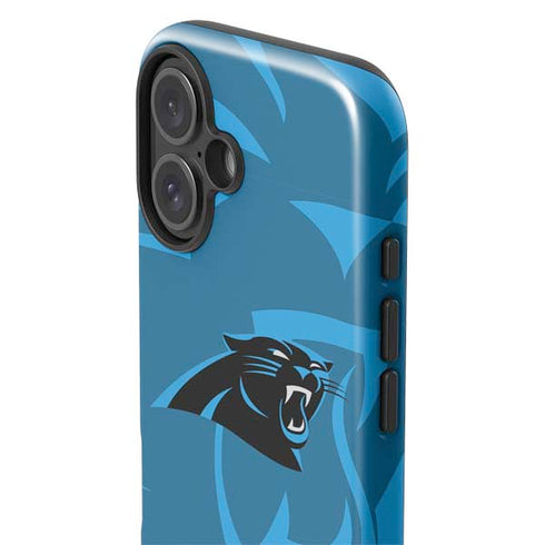 NFL Carolina Panthers Double Vision iPhone 16 Plus Impact Case