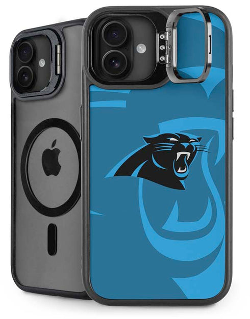 NFL Carolina Panthers Double Vision iPhone 16 Plus Kickstand Case