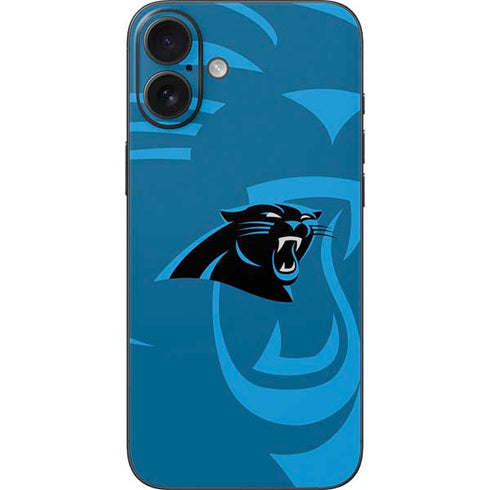 NFL Carolina Panthers Double Vision iPhone 16 Plus Skin