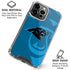 NFL Carolina Panthers Double Vision iPhone 16 Pro Clear Case