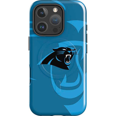 NFL Carolina Panthers Double Vision iPhone 16 Pro Magsafe Impact Case