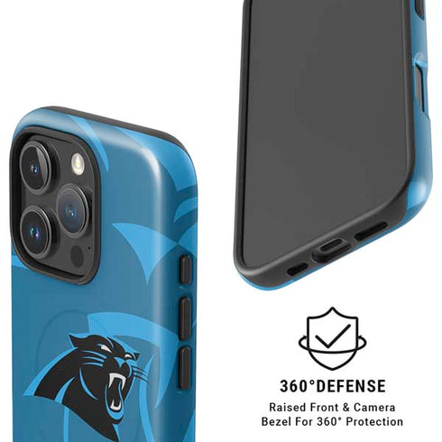 NFL Carolina Panthers Double Vision iPhone 16 Pro Magsafe Impact Case