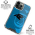 NFL Carolina Panthers Double Vision iPhone 16 Pro Max Clear Case