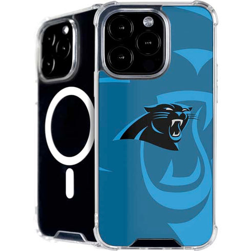 NFL Carolina Panthers Double Vision iPhone 16 Pro Max MagSafe Case