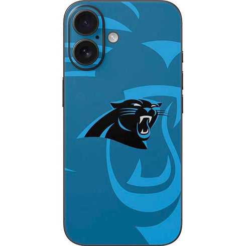 NFL Carolina Panthers Double Vision iPhone 16 Skin