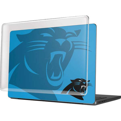 NFL Carolina Panthers Double Vision MacBook Pro 14in (2021-24) Case plus Skin