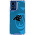 NFL Carolina Panthers Double Vision Moto G 5G (2024) Clear Case