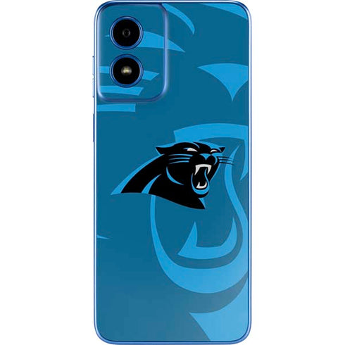 NFL Carolina Panthers Double Vision Moto G Play 4G (2024) Skin