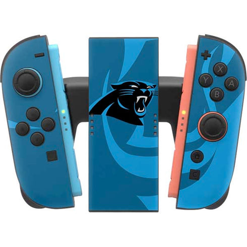 NFL Carolina Panthers Double Vision Nintendo Switch 2 (2025) Joy-Con Controller Skin