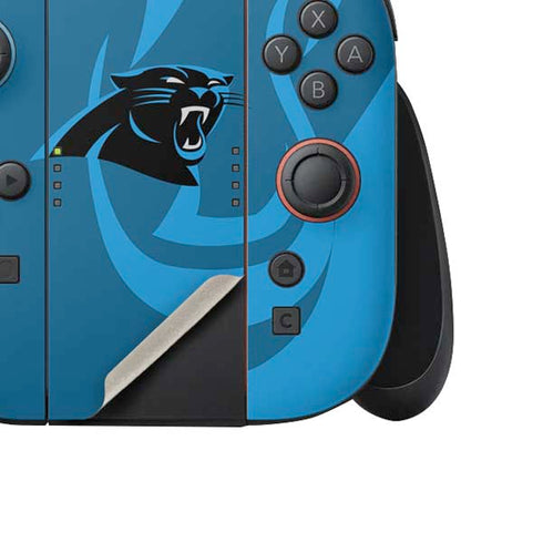 NFL Carolina Panthers Double Vision Nintendo Switch 2 (2025) Joy-Con Controller Skin