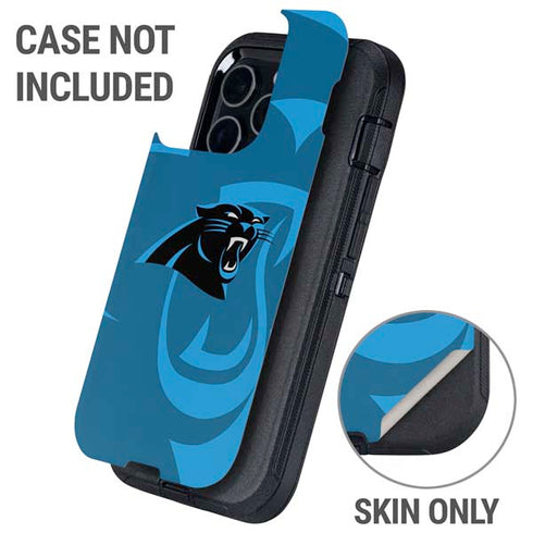 NFL Carolina Panthers Double Vision Otterbox Defender iPhone Skin