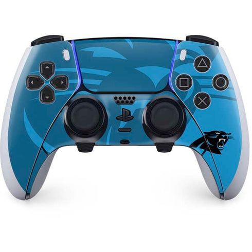 NFL Carolina Panthers Double Vision PS5 DualSense Edge Pro Controller Skin