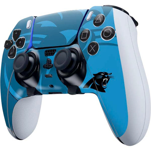 NFL Carolina Panthers Double Vision PS5 DualSense Edge Pro Controller Skin