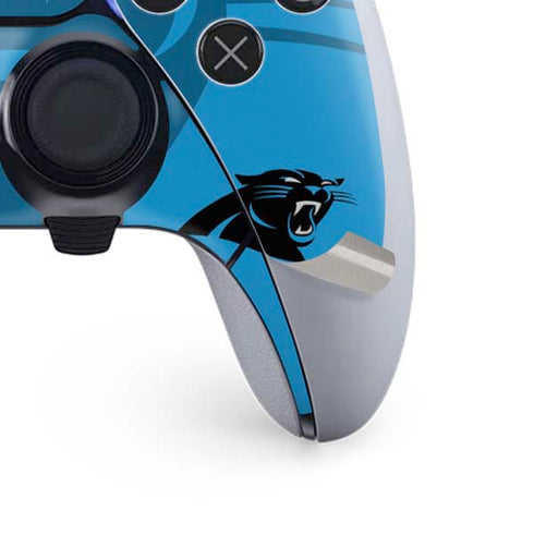 NFL Carolina Panthers Double Vision PS5 DualSense Edge Pro Controller Skin