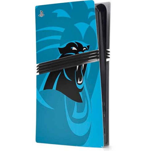 NFL Carolina Panthers Double Vision PS5 Pro Console Skin