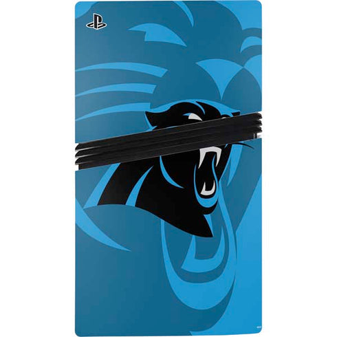 NFL Carolina Panthers Double Vision PS5 Pro Console Skin