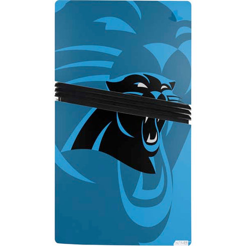 NFL Carolina Panthers Double Vision PS5 Pro Console Skin