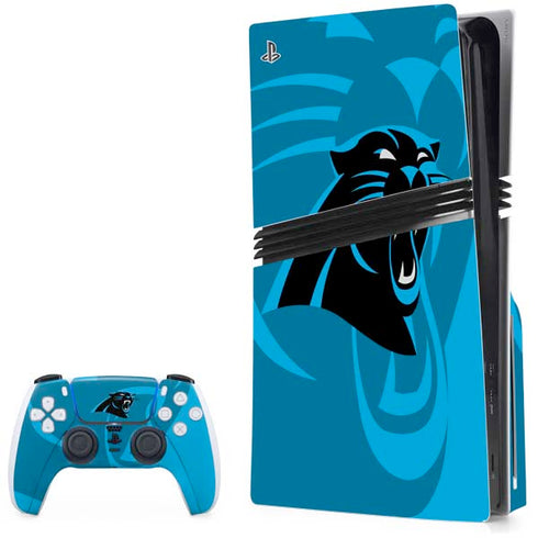 NFL Carolina Panthers Double Vision PlayStation PS5 Skins