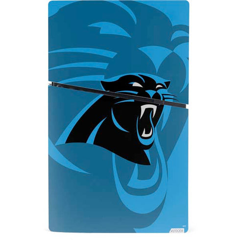 NFL Carolina Panthers Double Vision PS5 Slim Digital Edition Console Skin