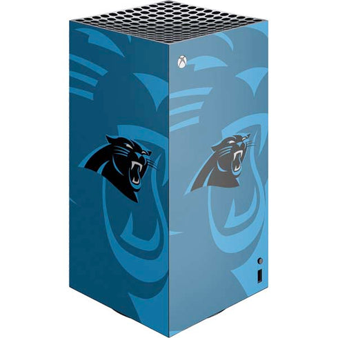 NFL Carolina Panthers Double Vision XBox Series X Digital Edition Console Skin