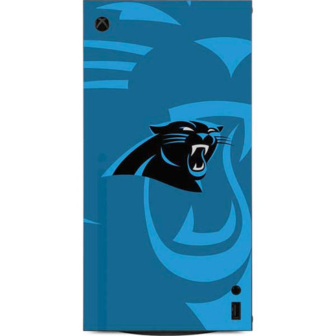 NFL Carolina Panthers Double Vision XBox Series X Digital Edition Console Skin
