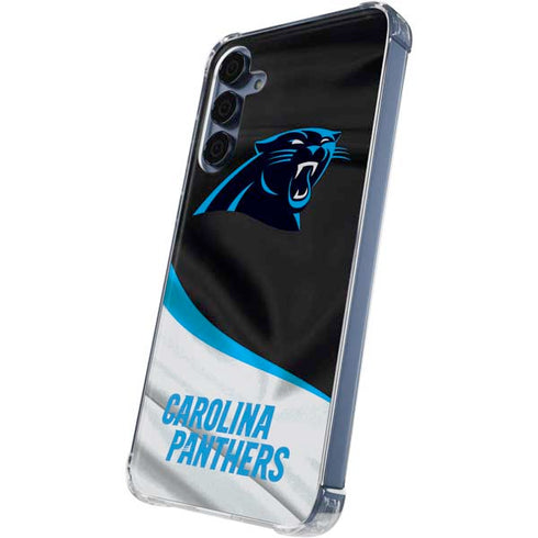NFL Carolina Panthers Galaxy A55 5G Clear Case