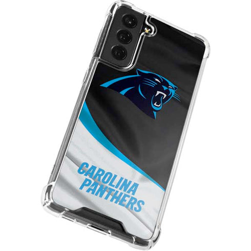 NFL Carolina Panthers Galaxy S22 Clear Case