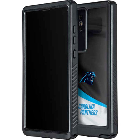 NFL Carolina Panthers Galaxy S24 Ultra Waterproof Case