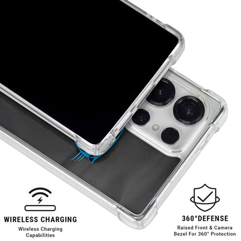 NFL Carolina Panthers Galaxy S25 Ultra Clear Case