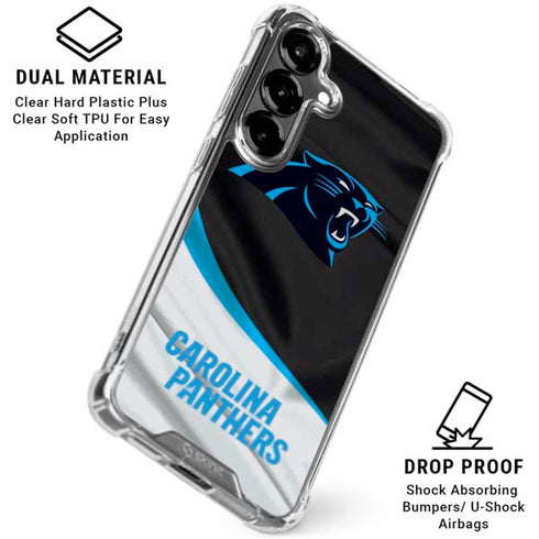 NFL Carolina Panthers Galaxy S26 Clear Case