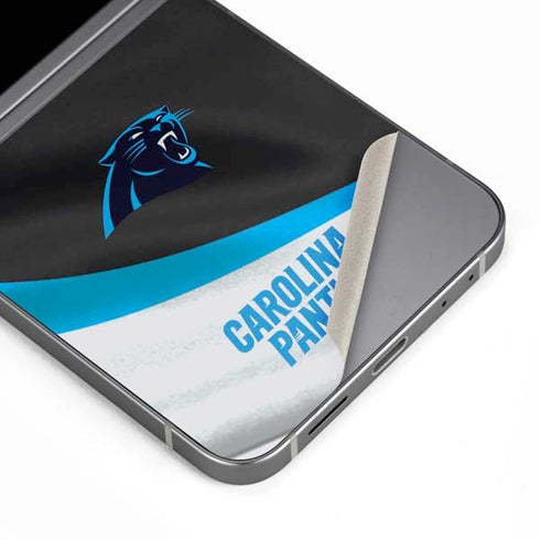 NFL Carolina Panthers Galaxy Z Flip6 Skin