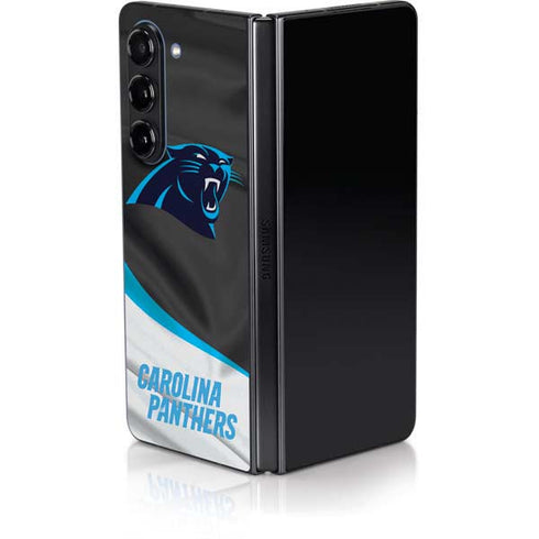 NFL Carolina Panthers Galaxy Z Fold5 5G Skin