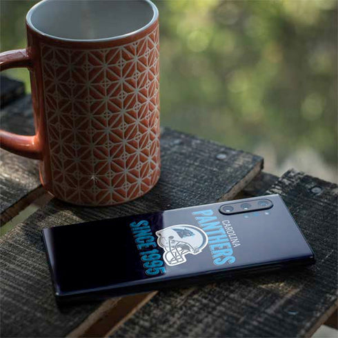 NFL Carolina Panthers Helmet Galaxy Note 10 Plus Skin