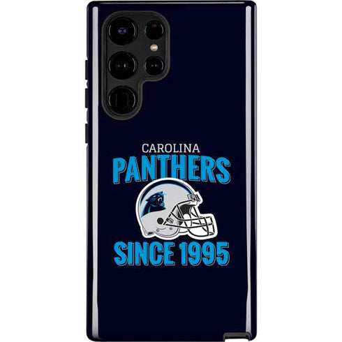 NFL Carolina Panthers Helmet Galaxy Cases