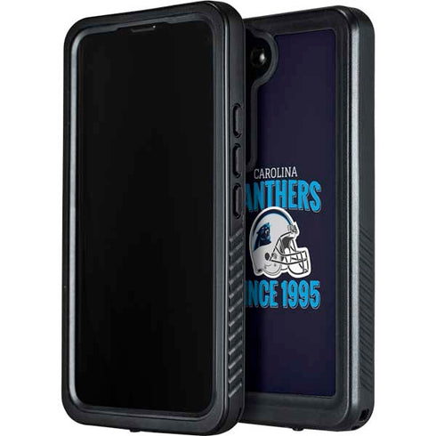 NFL Carolina Panthers Helmet Galaxy S24 Waterproof Case