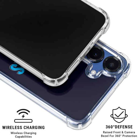 NFL Carolina Panthers Helmet Galaxy S25 Plus Clear Case