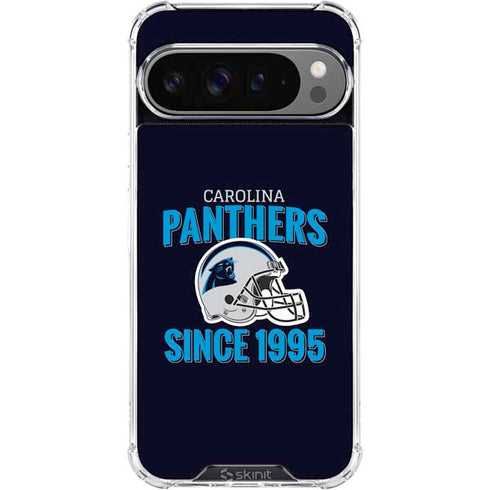 NFL Carolina Panthers Helmet Google Pixel 10 Pro XL Clear Case