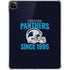 NFL Carolina Panthers Helmet iPad Pro 11in (2024) Clear Case