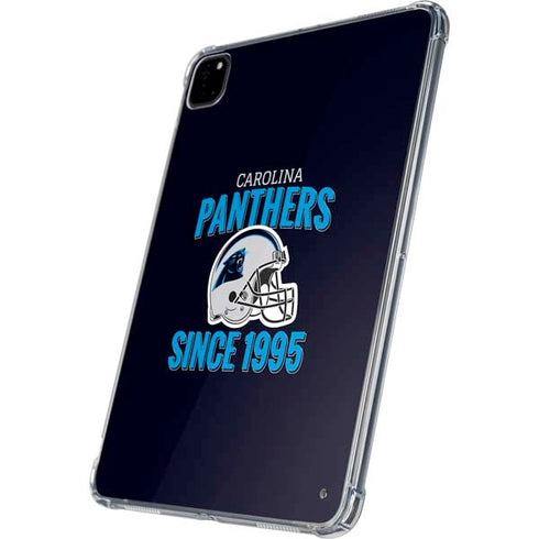 NFL Carolina Panthers Helmet iPad Pro 11in (2024) Clear Case