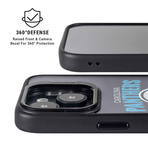 NFL Carolina Panthers Helmet iPhone 14 Kickstand Case