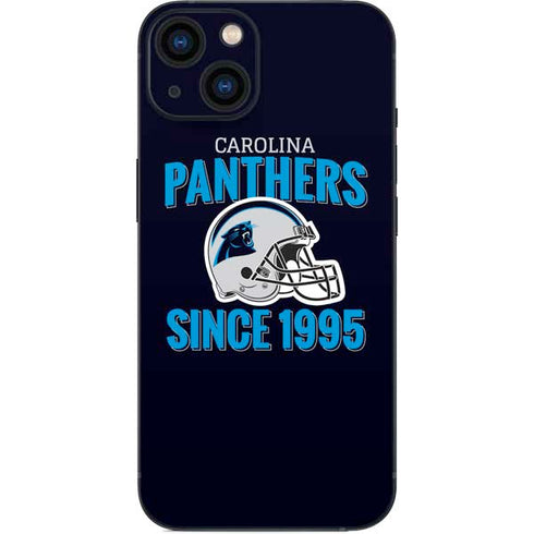 NFL Carolina Panthers Helmet iPhone Skins